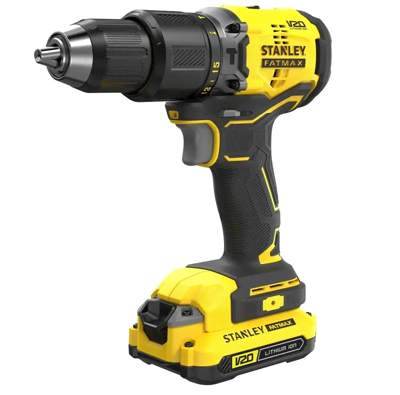 Дрель-шуруповерт аккумуляторная Stanley Fatmax SFMCD715C2K-QW