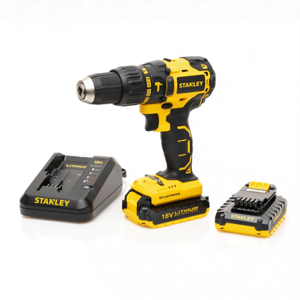 Шуруповерт аккумуляторный ударный Stanley SBH20D2K