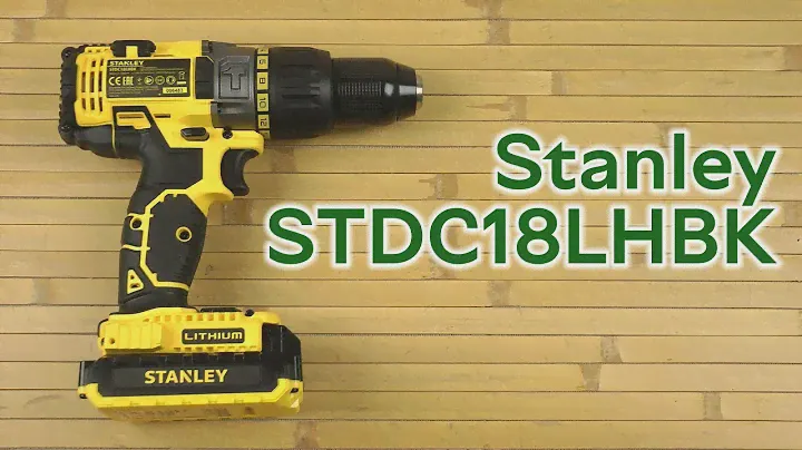 Распаковка Stanley STDC18LHBK