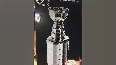 Unboxing the Replica Stanley Cup #ALLCAPS #ALLOURS #NHL #StanleyCup