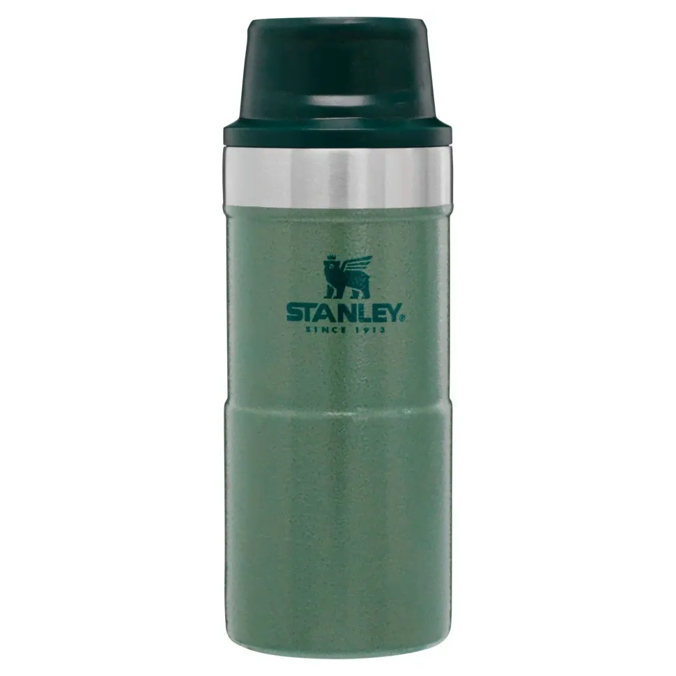 Термокружка Stanley Classic Trigger-Action Travel (10-06440-014) 0.35L Зеленый