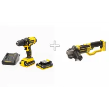 Набор Шуруповерт аккумуляторный Stanley SCD20S2K + УШМ Stanley STSC1840