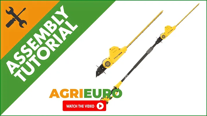 STANLEY FATMAX V20 Battery-powered Hedge Trimmer on Telescopic Pole - Assembly tutorial