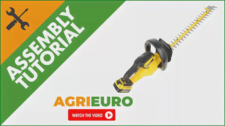 STANLEY FATMAX V20 Battery-powered Electric Hedge Trimmer - 18 V - 4Ah - Assembly tutorial