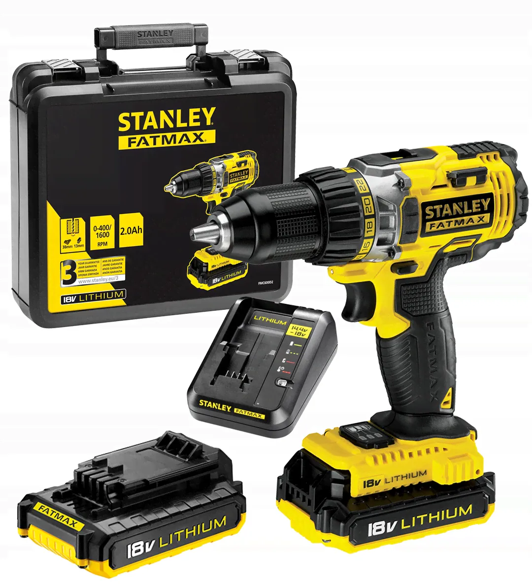 STANLEY дрель шуруповерт 18v Fmc600d2 2aku