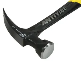 Молоток Stanley 450г с прямым гвоздодером Fatmax Antivibe, FMHT1-51276