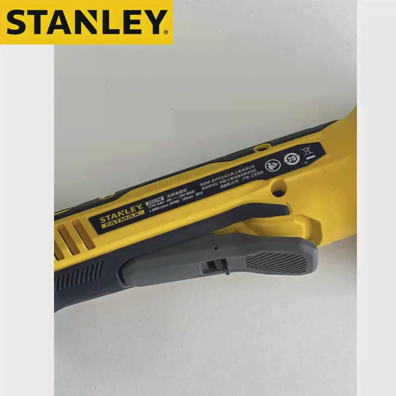 Беспроводной угловой шлифовальный станок Stanley, 18 в, SBG700, только корпус Fatmax V20, 100 мм, 8000 обмин, электрический шлифовальный станок, электроинст... (art.: 3920bc5b6fff7)-4