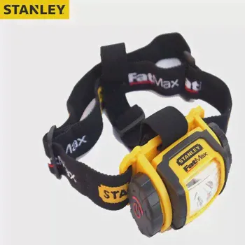 🛍 Светодиодный фонарь STANLEY FMHT70767A-23, 1 Вт, налобный фонарь, лампа для майнинга для ночной рыбалки, налобный водонепроницаемый фонарик 220/65 люмен