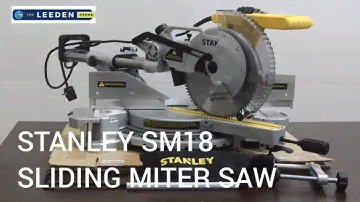 STANLEY 1800W 10" SM18 Sliding Miter Saw - Installation Video
